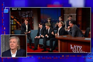 Watch: Paul McCartney Reacts To BTS Singing "Hey Jude" On "The Late Show With Stephen Colbert" | Soompi