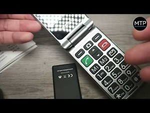 My Trendy Phone / Artfone CF241A Flip Senior Mobil med SOS og Kamera - Dual SIM, Bluetooth, FM