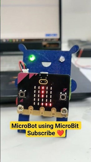 Building the MicroBot using MicroBit | how to use the microbit #microbit #makecode #shorts