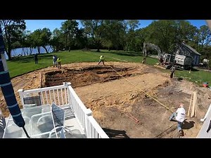 How to dig a concrete pool. Swimming Pool Excavation.