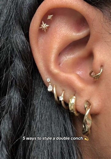 5 Creative Ways to Style Double Conch Earrings