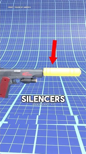 How Do Silencers Actually Work? #usmilitarycombat #history #militaryeverything