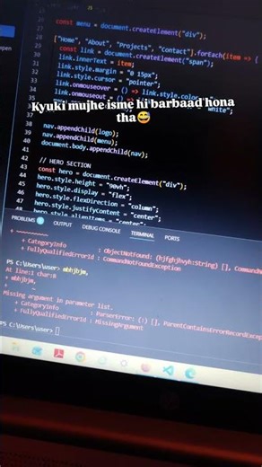 hamne wohi lagaya dil jahan dil lagana mana tha #yt #coding #ytshorts #fyp #india #love #subscribe