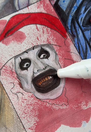 Art the clown sketch #christmas#horror#sketch#drawing#on