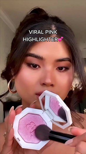 Fenty Beauty Pink Highlighter Review and Swatches