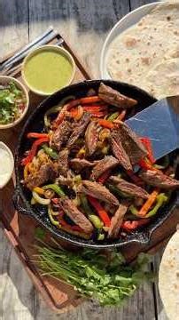 Argentine outside skirt fajitas, a Perfect Match for Cinco de Mayo 🔥