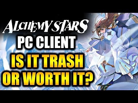 (Alchemy Stars)✨Is the Alchemy Stars PC Client/DMM Player TRASH or WORTH Getting?! Let's Review It!