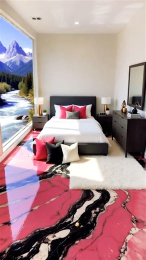PINK MARBLE EPOXY FLOOR TRANSFORMATION 😱🤩