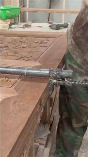 Wooden doors made using traditional techniques