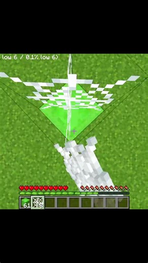 Minecraft Slime Block + Cobweb MLG 😱