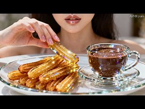 Making Spain’s Famous Churros And Chocolate Sauce… But Made of GLASS 😳🇪🇸