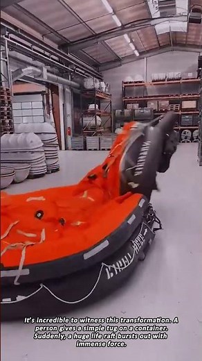 How a Life Raft Inflates in Seconds