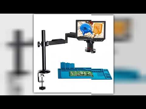 Elikliv EM4K Flex 4K Digital Soldering Microscope 2000X 101 HDMI Microscope for Electronics with Bo