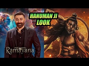 Hanuman Ji Look In Ramayana | Creating sunny deol Into hanuman ji for Ramayana