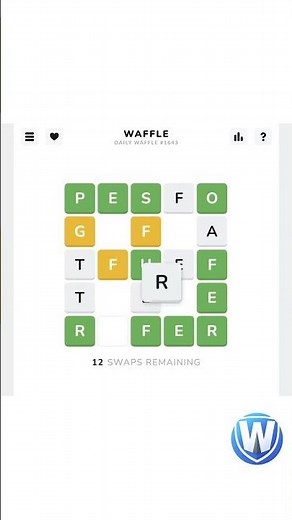 Waffle #1643: Perfect 10-Swap Masterpiece (Jul 22)