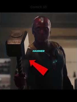 The REAL Reason Vision Can Lift Thor's Hammer #marvel #mcu #doomsday #vision #ironman #hulk