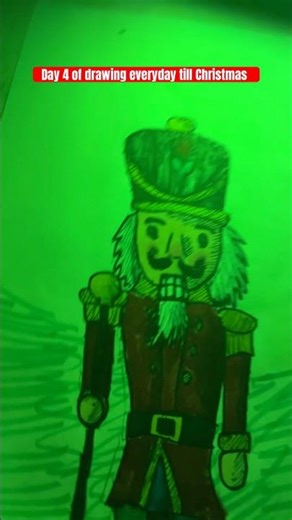 Day 4 of drawing everyday till Christmas #xmas #christmas #nutcracker #drawing #art #artist #winter