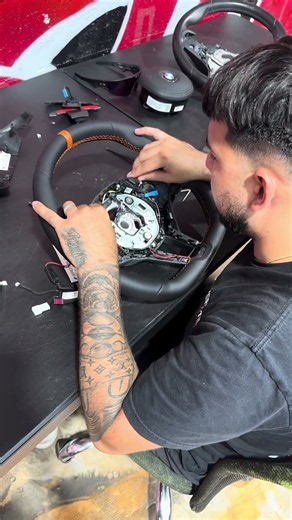 How to install steering wheel bmw g82 m4 g80 m3 #steeringwheel #bmw