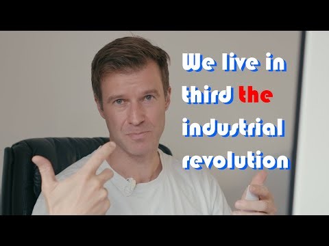We live in the third industrial revolution, Anderson 2003 article