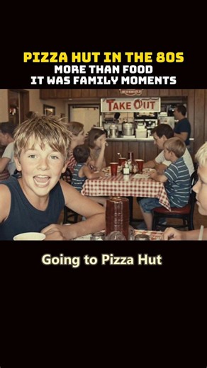 Back to the 80s: Pizza Hut Was a Family Experience, Not a Fast Food Stop. #pizzahut #childhoodmemories #80s #nostalgia #throwback | 80s 90s Throwback