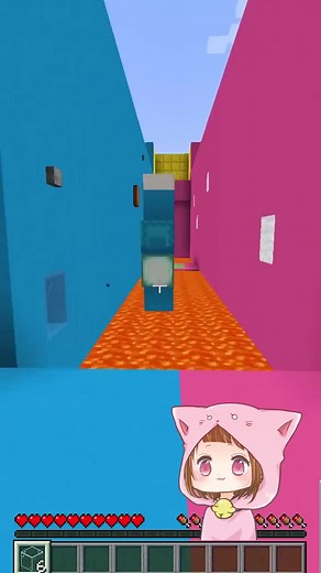 ちろるとぴののマインクラフトアスレチック対決