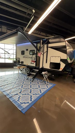 Pack your bags and head out on an unforgettable camping trip in the 2026 Grand Design RV Imagine 16ML. ▪️Queen Bed ▪️Outside Griddle ▪️Full Rear Bathroom ▪️Unobstructed Pass-Through Storage 👉 Click the link to discover more about the Imagine: https://www.generalrv.com/product-grand-design/imagine-aim-travel-trailer?utm_source=ig&utm_medium=Social&utm_campaign=Reel | General RV Center
