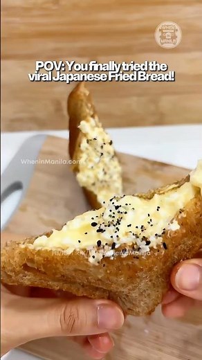 Viral Japanese Fried Bread (Agepan)! 🍳✨ Here’s how to make it at home! #easy #recipe #trending