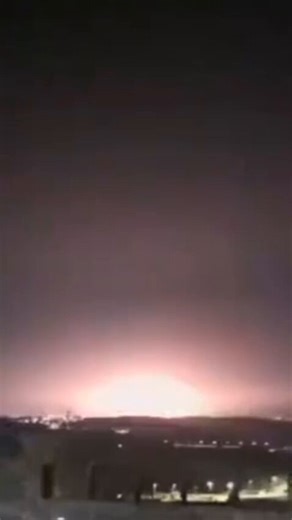 Report of an explosion after Israeli conduct a failed icbm test or rocket launch.
