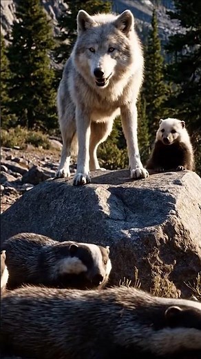 😱🐺🔥 Epic Wolf Fights Honey Badgers!