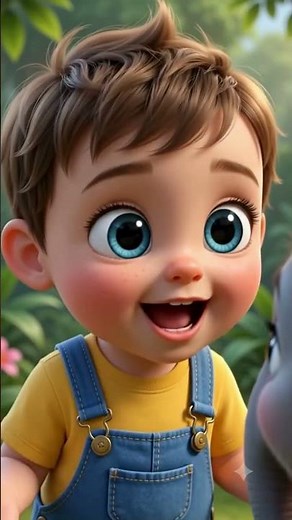 Baby Learns Lion & Elephant Sounds 🦁🐘 | Roar Roar, Pawoo Pawoo #kidsanimation #kidsreels #cutevideo