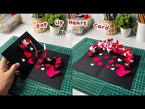 ❤️ DIY Pop-Up Heart Card Tutorial 🤍