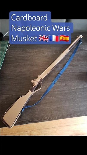 Cardboard Musket Rifle - @TheCreator1868 Design.
