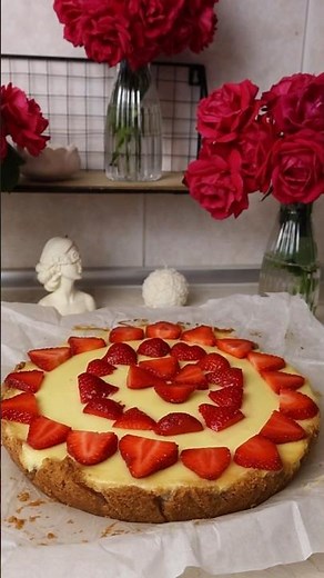 Easy baked cheesecake that melts in your mouth ✨ 🍰