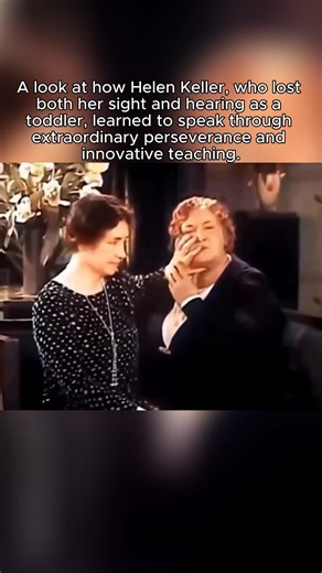 This video explores the incredible story of Helen Keller — who became blind and deaf at just 19 months old — and how she still managed to learn spoken language. Through years of dedicated work with her teacher, Anne Sullivan, Helen practiced placing her fingers on a speaker’s lips, throat, and face to feel vibrations and mouth shapes. Using these tactile cues, she learned to form sounds, then words, and eventually full sentences. Her achievement remains one of the most inspiring examples of huma