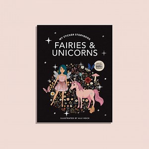 My Fancy Sticker Storybook: Fairies & Unicorns (500 Sparkly Reusable Dress-up Sticker Book for Kids) - Etsy