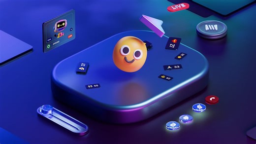 Discord UI looping animation