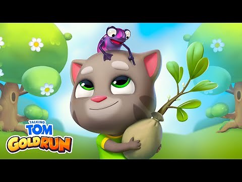 Run to Protect the Amazon Animals! 🌳🐸🌿🏃💨 NEW Talking Tom Gold Run Gameplay