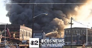Warehouse fire in Elizabeth, New Jersey still burning after more than 12 hours