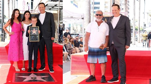 Vince Vaughn just got his star on the Hollywood Walk of Fame