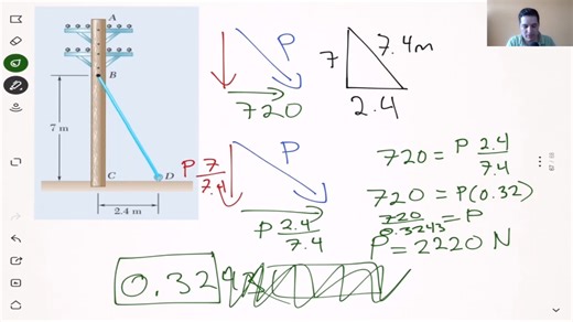 15K views · 660 reactions | 2.30- Estática - Obtener una fuerza a partir de su componente horizontal | Axel Contreras | Facebook