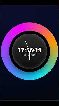 AI Glass Super Clock – Futuristic 3D Neon Time Engine (2026 UI)#html #css #js