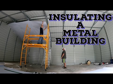 How To Insulate A Metal Building/2mm Foil/White Insulation