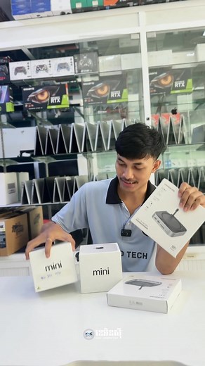 Dock Station សម្រាប់ Mac Mini M4 ដាក់ Storage ថែមបានដល់ទៅ 8TB🥰 | KNC Computer