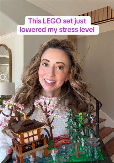 This might be the most peaceful thing I’ve ever built. LEGO, but make it calming. 🏯🌸 The Tranquil Garden LEGO set reminds me of Japan and I love it! You can also “tend” to your garden by rearranging the trees and lanterns. Let me know if you’ve done any Legos recently! I have a new love! #lego #legoset #legotranquilgarden #legotiktok #legos @LEGO