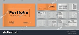 Landscape Architecture Portfolio Layout Building Technology Stock Vector (Royalty Free) 2370955927 | Shutterstock