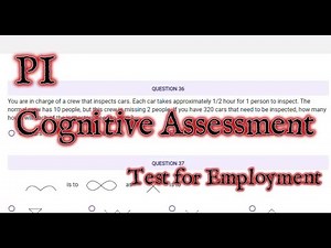 pi cognitive assessment 50 questions 12 minutes