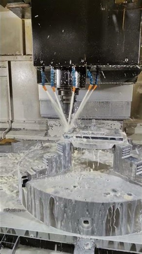 vmc machine ss plate running #cnc #vmc #machinelearning