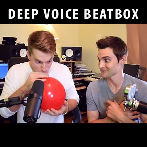 Deep Voice Beatbox w/ 80Fitz & Nick Uhas Helium Beatbox pt. 2: https://www.facebook.com/80FitzBeatBlitz/videos/169790130255916/ | 80Fitz