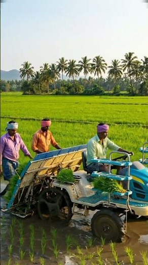 Smart Rice Transplanting with Modern Farming Technology 🌾🚜