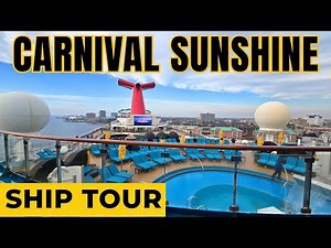 Carnival Sunshine Full Walkthrough Ship Tour
